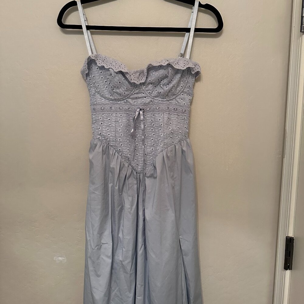 House of CB Jaime Blue Midi Dress- XS